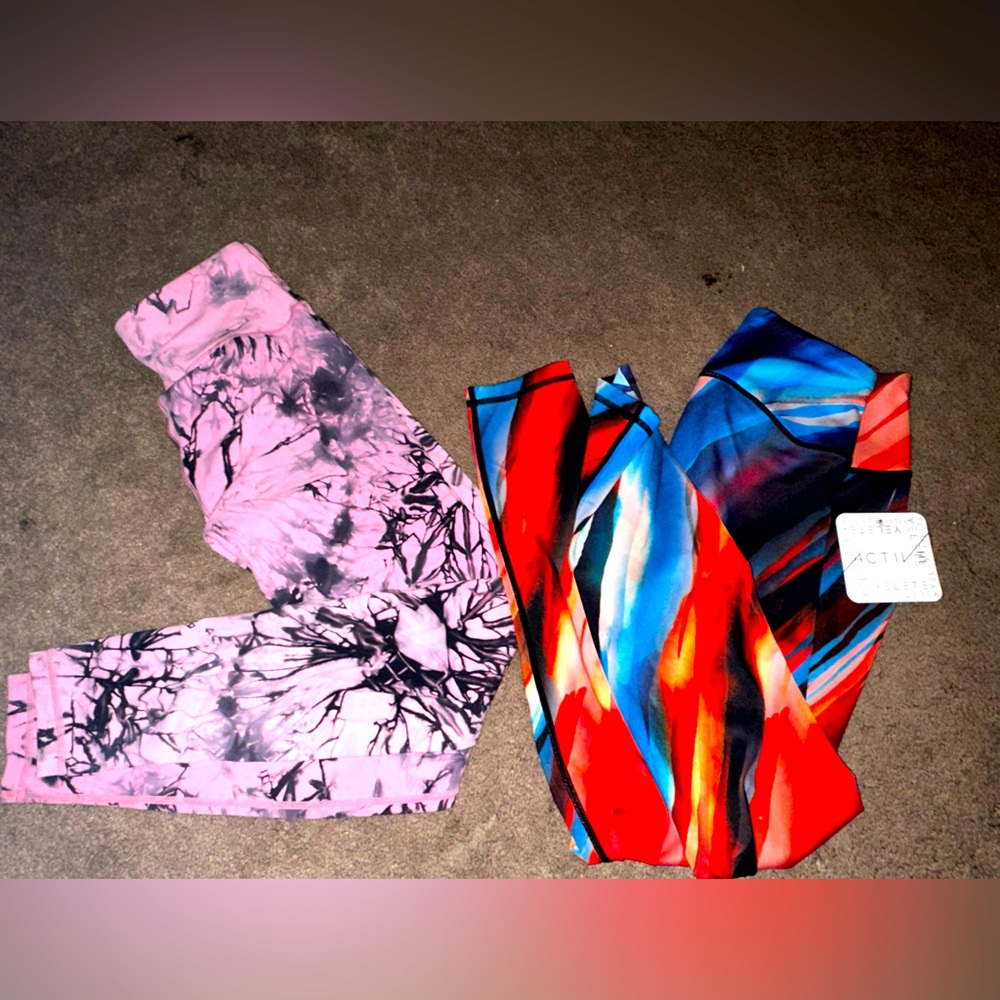 Amazon leggings YELETE Women's Jogging Pants   size small pockets in the back